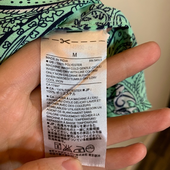 [ Banana Republic ] V Neck Paisley Blouse - Picture 3 of 4